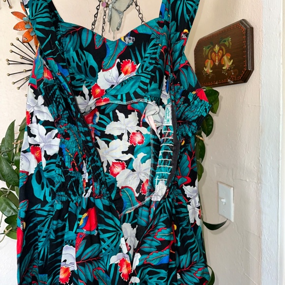 Hawaiian Dress XL Jade Fashions Classic Floral Sun Dress - Picture 10 of 10
